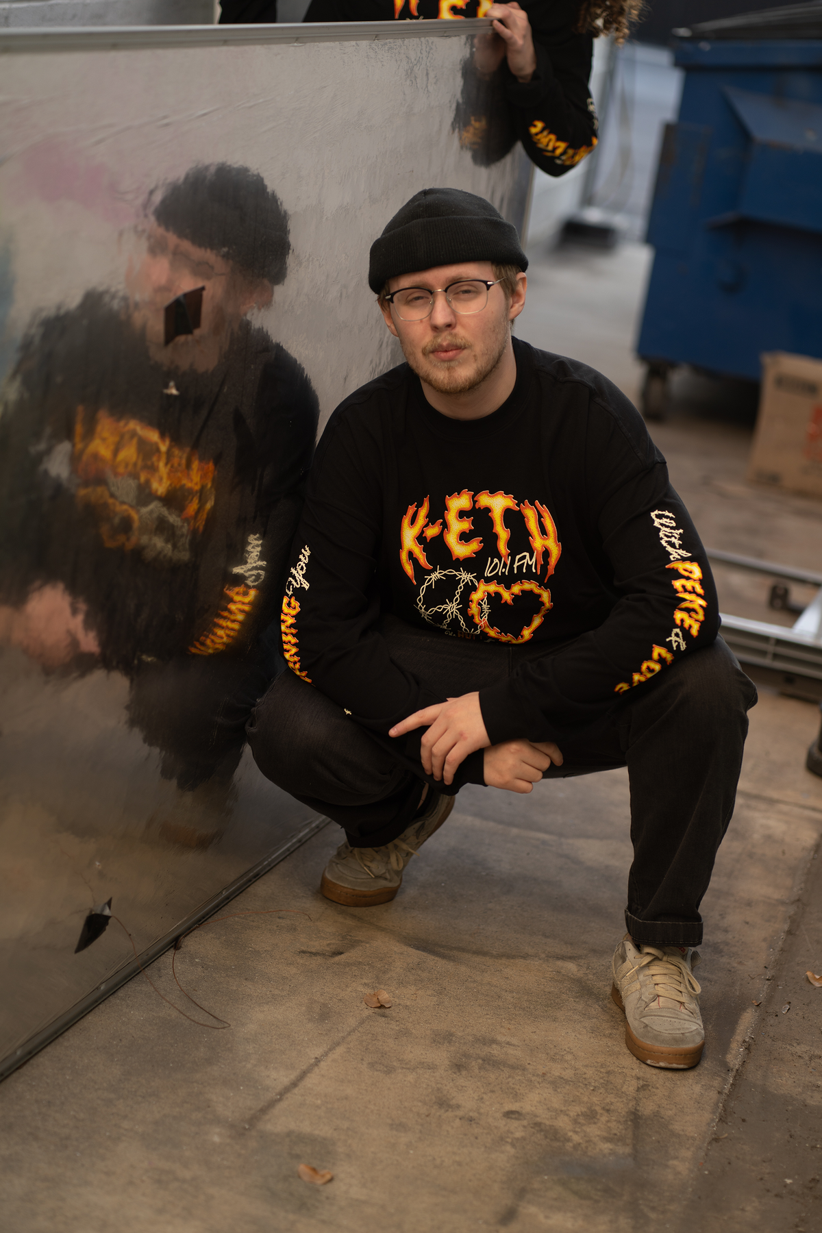 K-ETH Drop Shoulder Long Sleeve Tee
