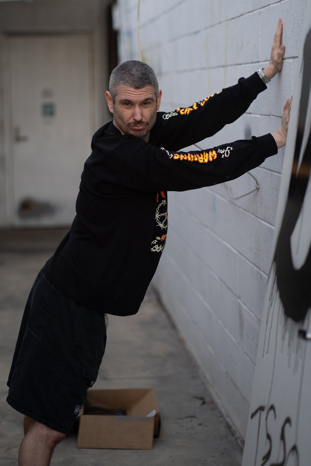 K-ETH Drop Shoulder Long Sleeve Tee