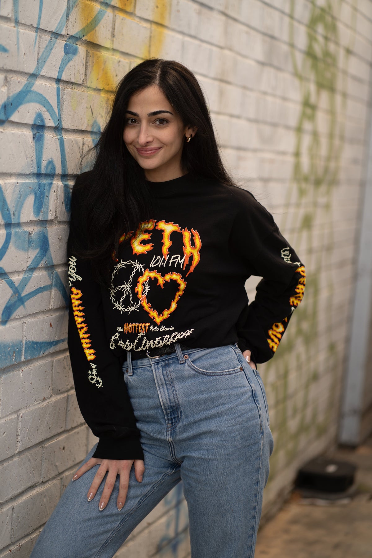 K-ETH Drop Shoulder Long Sleeve Tee